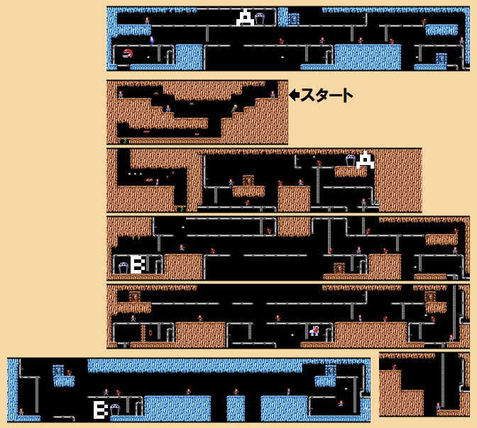グーニーズ(FC)-3面マップ