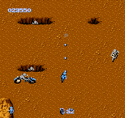 戦場の狼(FC)-エリア1-2-1