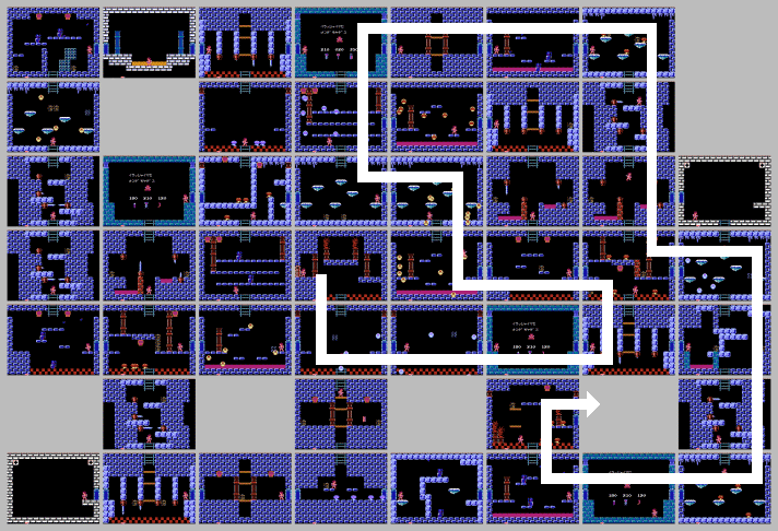 パルテナの鏡-ステージ2マップ